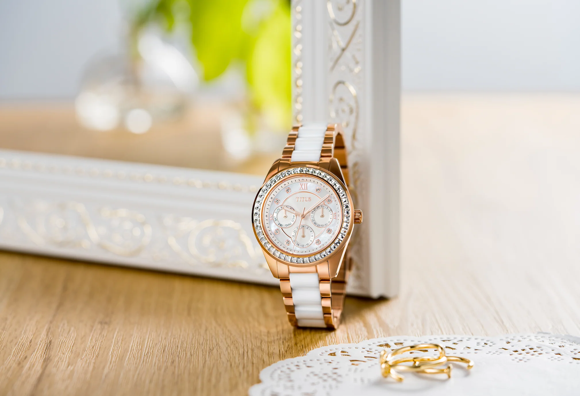 SOLVIL ET TITUS PERSE W06-03203-002 MULTI-FUNCTION QUARTZ WOMEN WATCH - Image 5