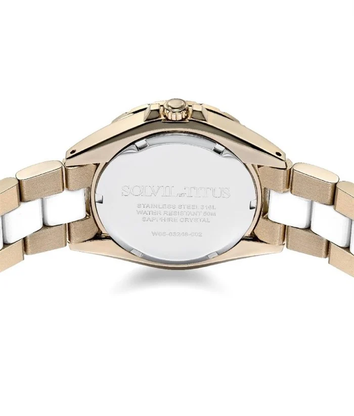 SOLVIL ET TITUS PERSE W06-03248-002 MULTI-FUNCTION QUARTZ WOMEN WATCH - Image 3