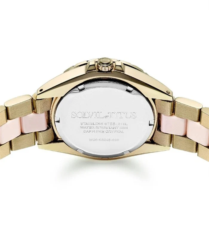 SOLVIL ET TITUS PERSE W06-03248-003 MULTI-FUNCTION QUARTZ WOMEN WATCH - Image 3