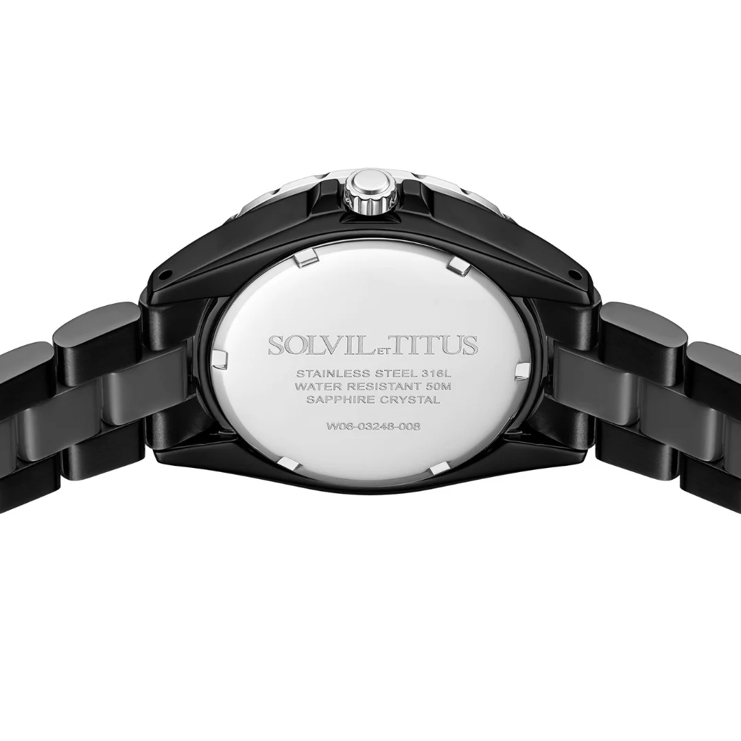 SOLVIL ET TITUS PERSE W06-03248-008 MULTI-FUNCTION QUARTZ WOMEN WATCH - Image 3