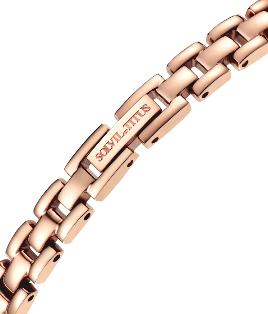SOLVIL ET TITUS RING & KNOT W06-03133-001 2 HANDS QUARTZ WOMEN WATCH - Image 4