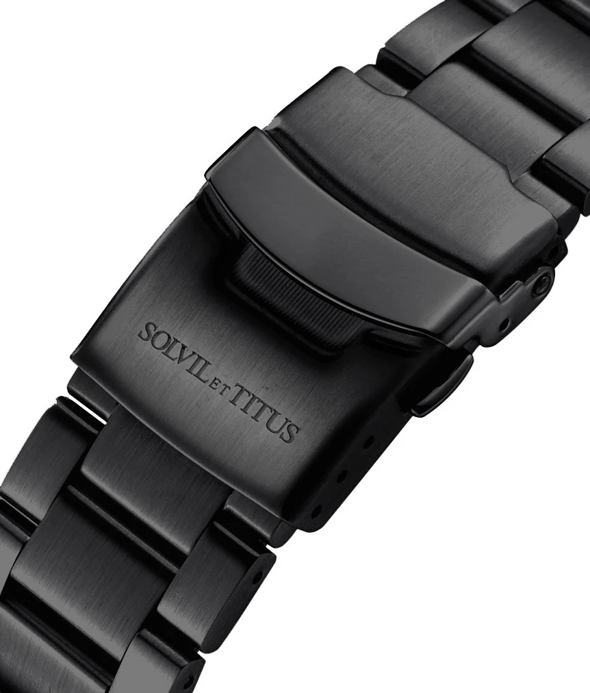SOLVIL ET TITUS SABER W06-03082-016 CHRONOGRAPH QUARTZ MEN WATCH - Image 4