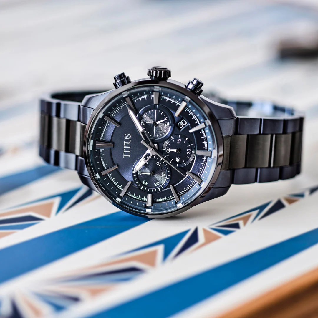 SOLVIL ET TITUS SABER W06-03204-006 CHRONOGRAPH QUARTZ MEN WATCH - Image 5