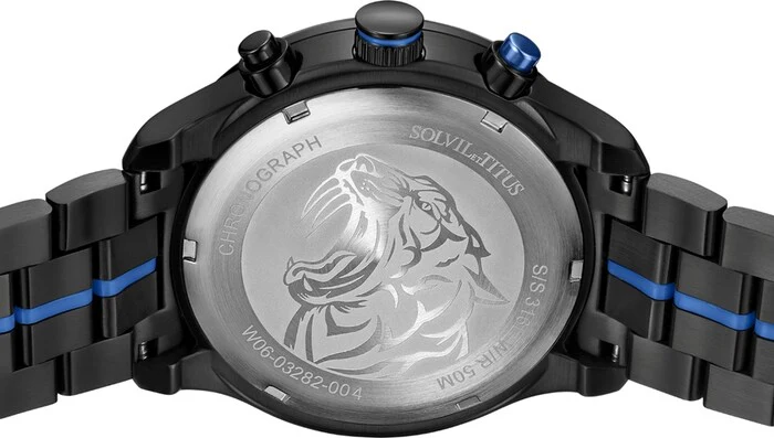 SOLVIL ET TITUS SABER W06-03282-004 CHRONOGRAPH QUARTZ MEN WATCH - Image 3