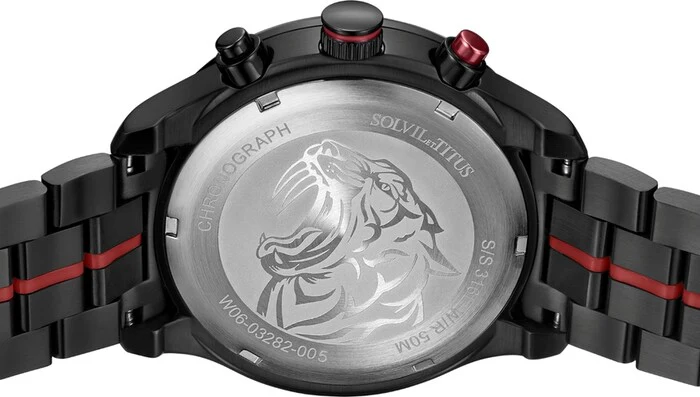 SOLVIL ET TITUS SABER W06-03282-005 CHRONOGRAPH QUARTZ MEN WATCH - Image 3