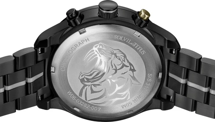 SOLVIL ET TITUS SABER W06-03282-007 CHRONOGRAPH QUARTZ MEN WATCH - Image 3