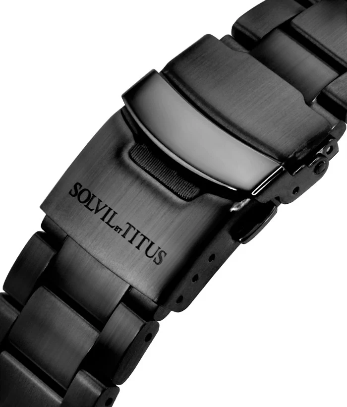 SOLVIL ET TITUS SABER W06-03286-008 CHRONOGRAPH QUARTZ MEN WATCH - Image 3