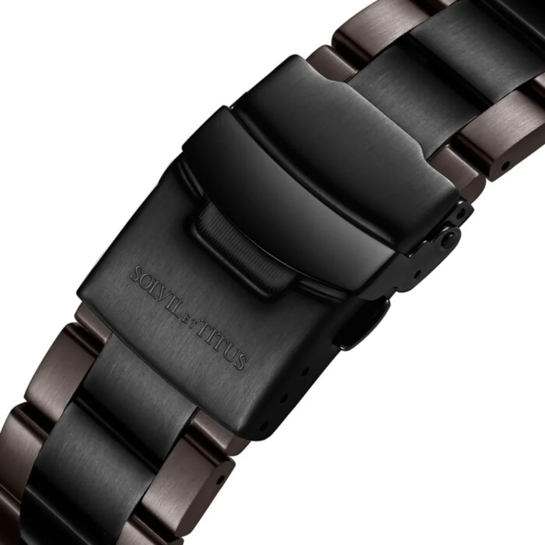 SOLVIL ET TITUS SABER W06-03286-009 CHRONOGRAPH QUARTZ MEN WATCH - Image 4