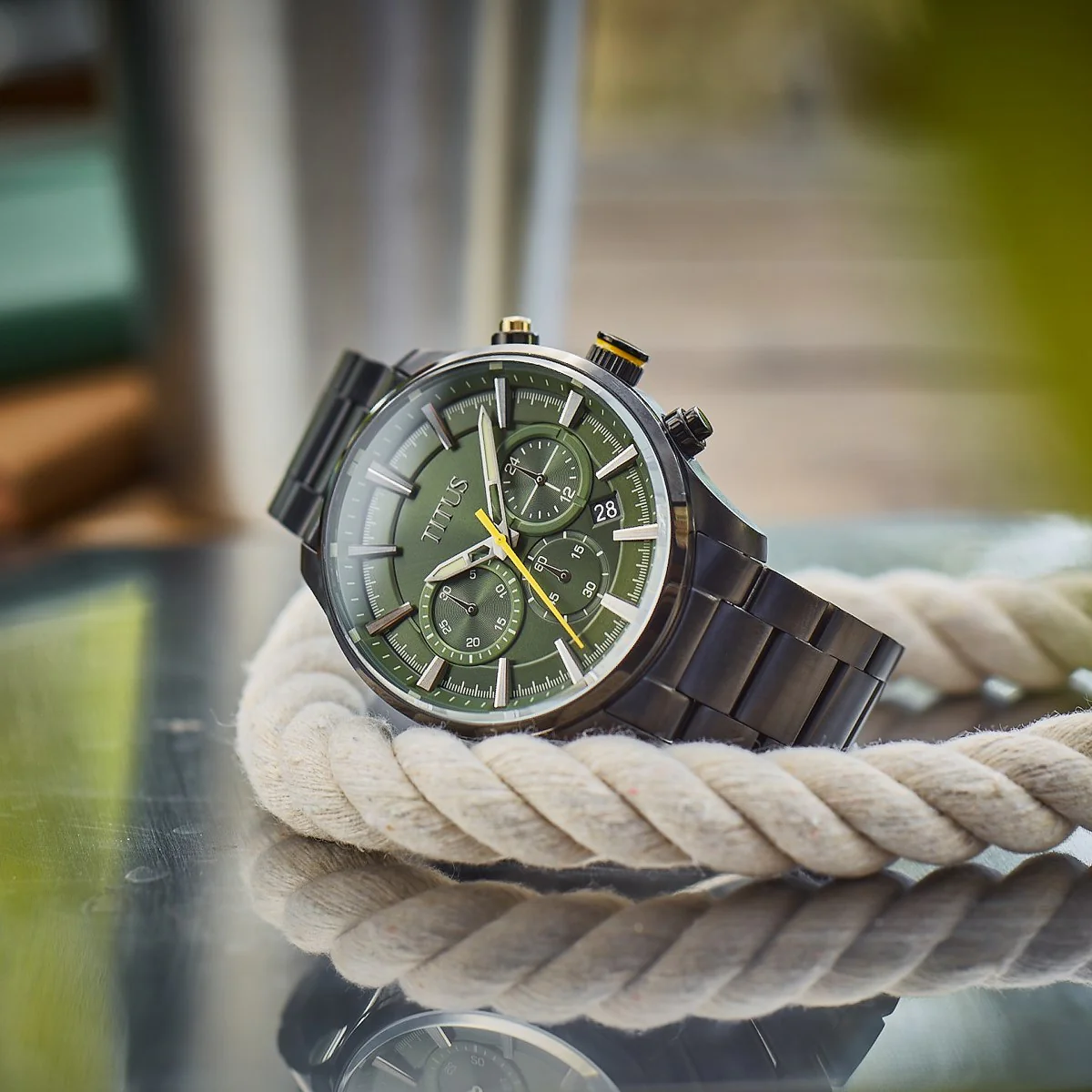 SOLVIL ET TITUS SABER W06-03287-004 CHRONOGRAPH QUARTZ MEN WATCH - Image 5