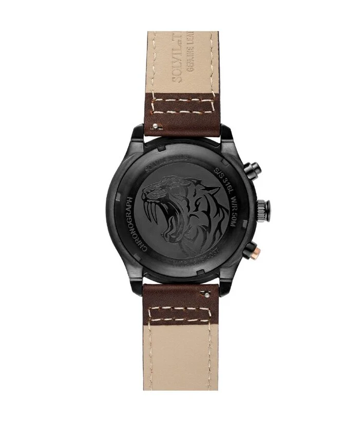 SOLVIL ET TITUS SABER W06-03287-010 CHRONOGRAPH QUARTZ MEN WATCH - Image 3