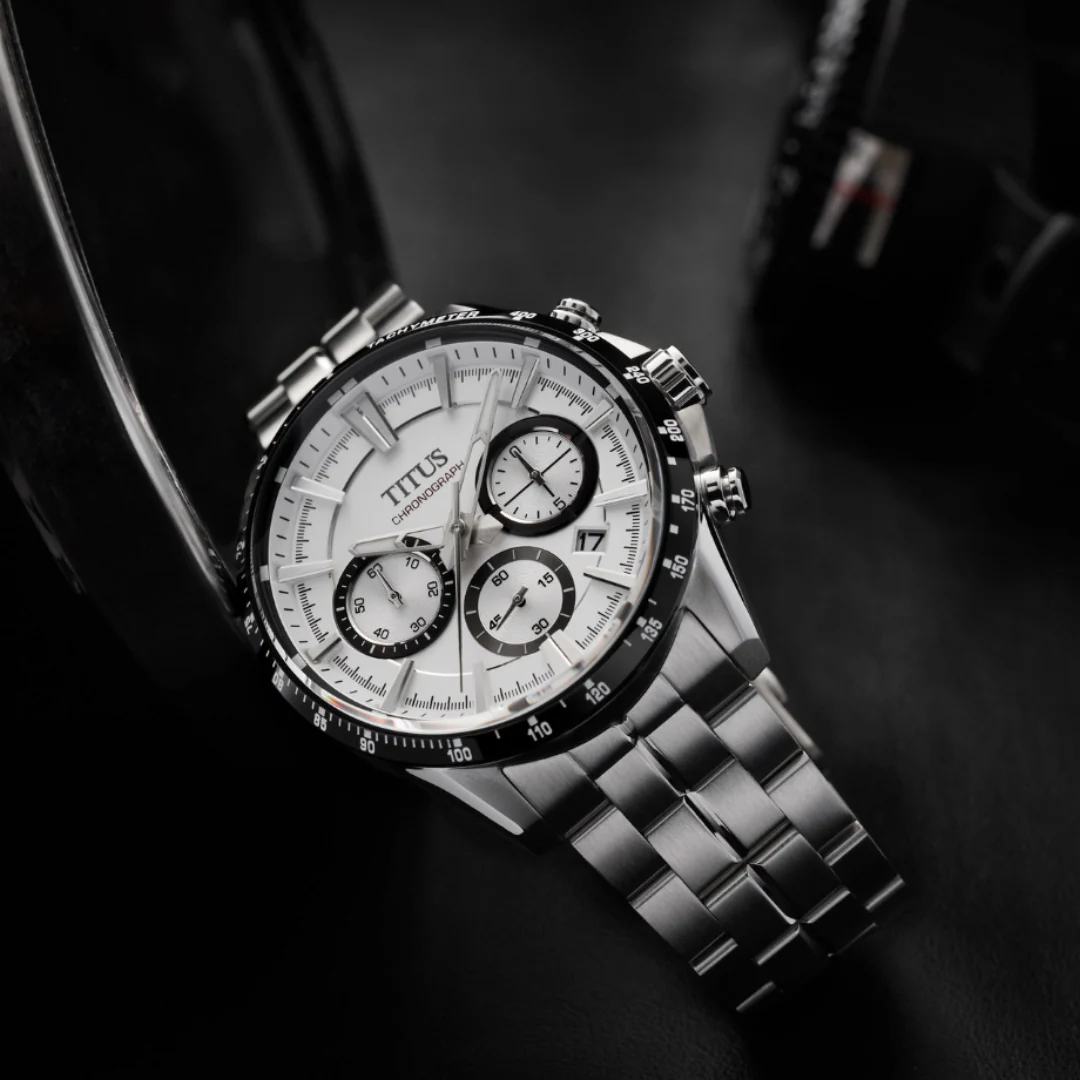 SOLVIL ET TITUS SABER W06-03337-001 CHRONOGRAPH QUARTZ MEN WATCH - Image 9