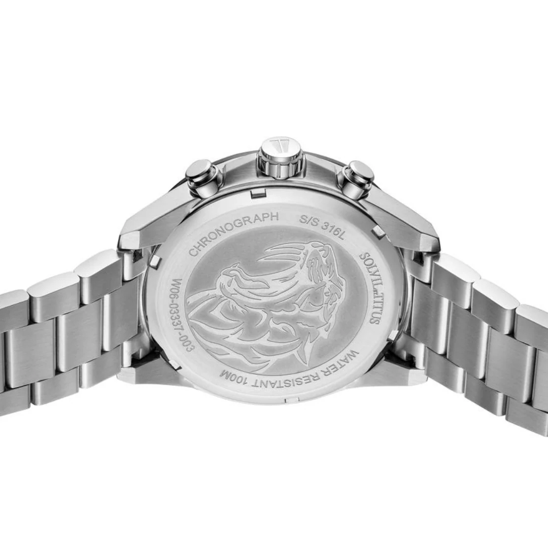 SOLVIL ET TITUS SABER W06-03337-003 CHRONOGRAPH QUARTZ MEN WATCH - Image 4