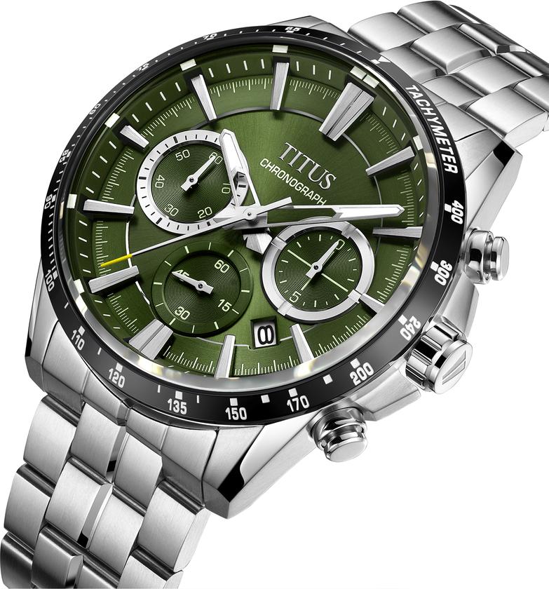 SOLVIL ET TITUS SABER W06-03337-004 CHRONOGRAPH QUARTZ MEN WATCH - Image 2