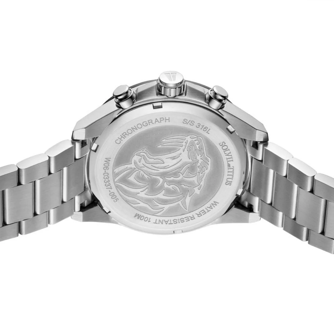 SOLVIL ET TITUS SABER W06-03337-005 CHRONOGRAPH QUARTZ MEN WATCH - Image 4