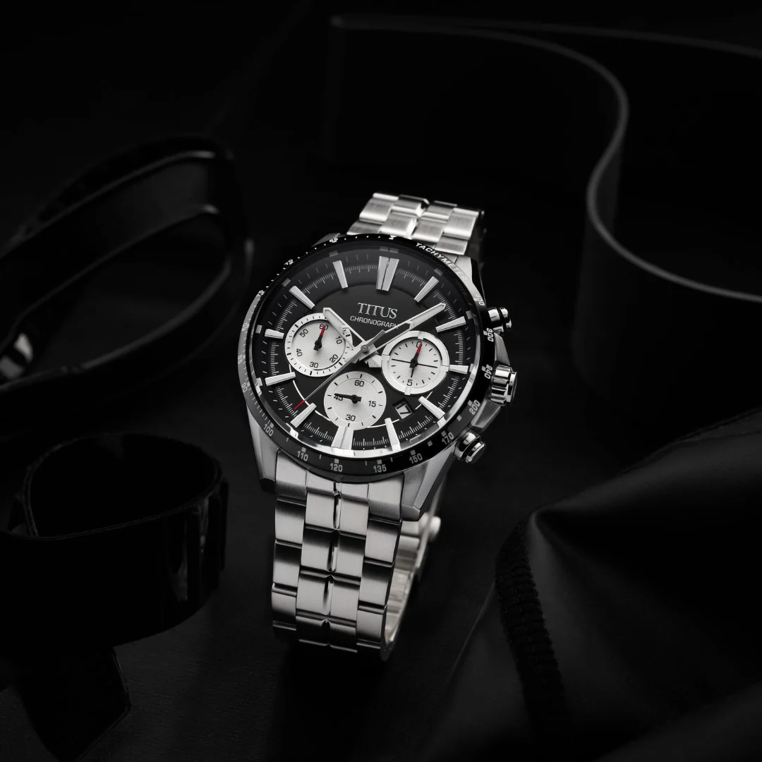 SOLVIL ET TITUS SABER W06-03337-005 CHRONOGRAPH QUARTZ MEN WATCH - Image 5