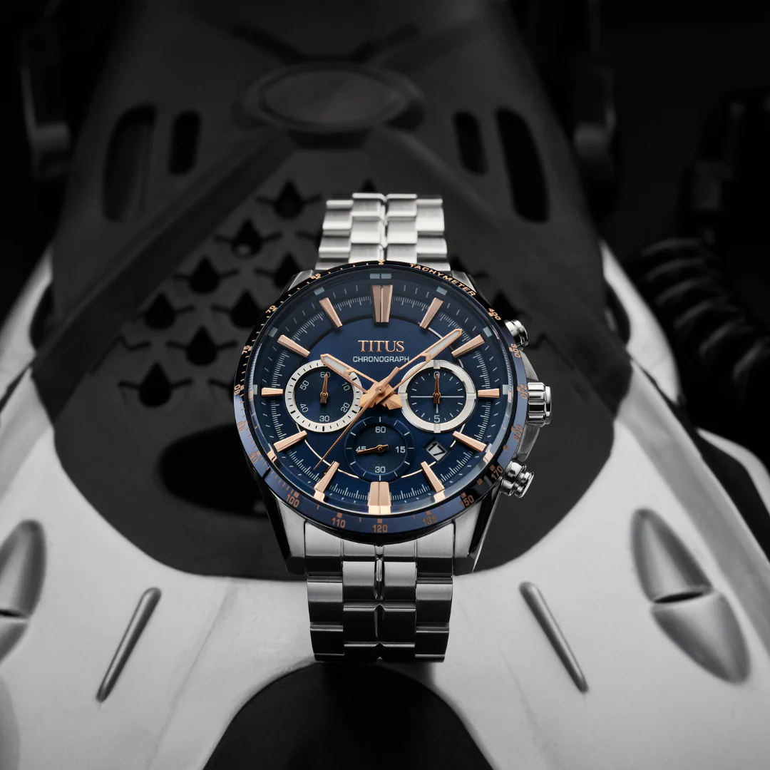 SOLVIL ET TITUS SABER W06-03337-006 CHRONOGRAPH QUARTZ MEN WATCH - Image 5