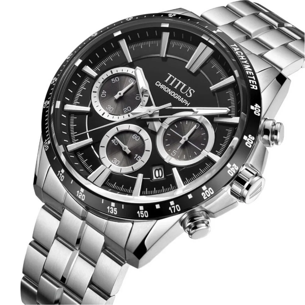 SOLVIL ET TITUS SABER W06-03337-007 CHRONOGRAPH QUARTZ MEN WATCH - Image 2