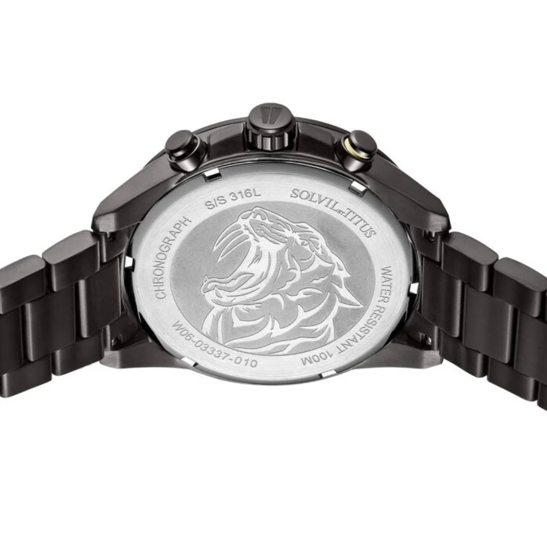 SOLVIL ET TITUS SABER W06-03337-010 CHRONOGRAPH QUARTZ MEN WATCH - Image 4