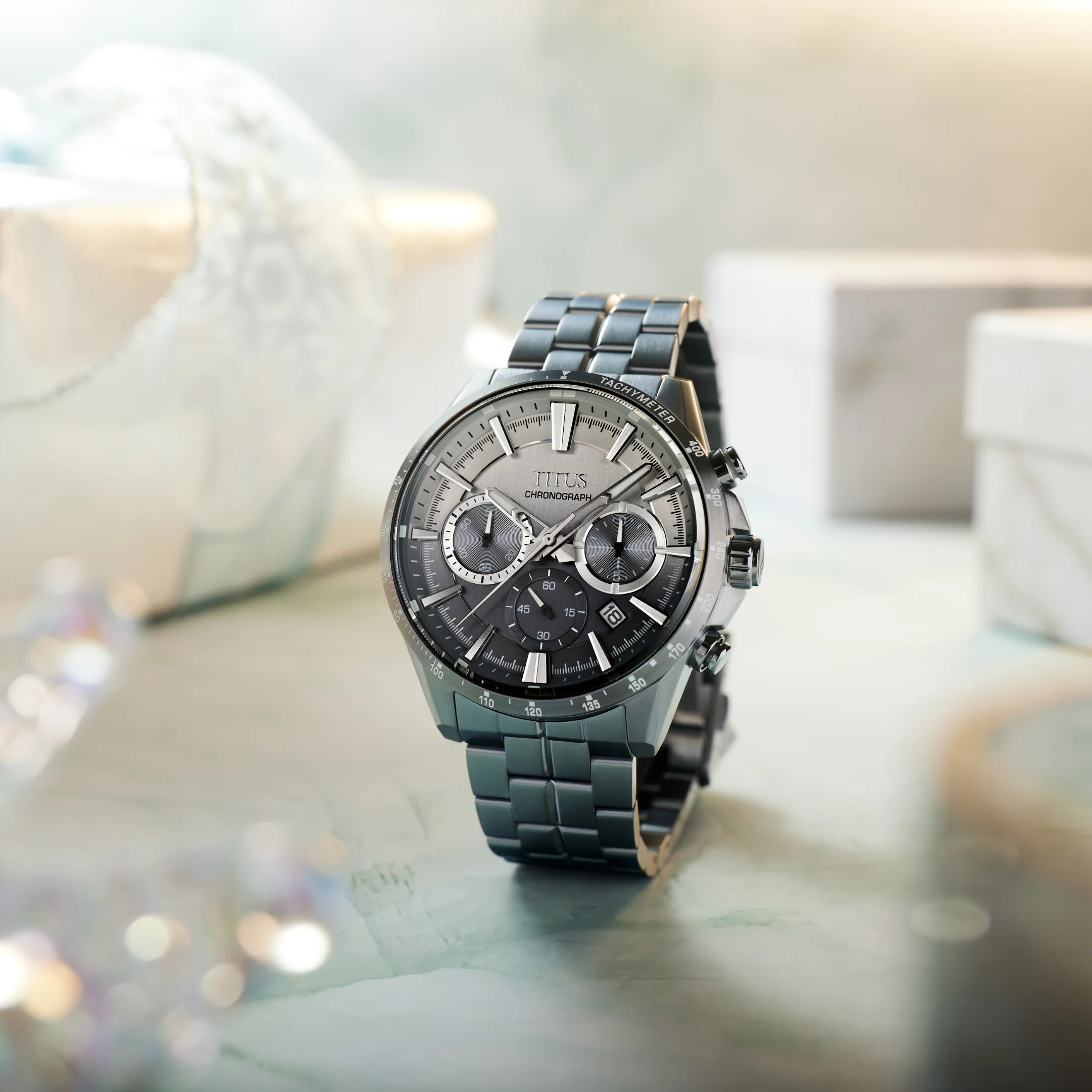 SOLVIL ET TITUS SABER W06-03337-017 CHRONOGRAPH QUARTZ MEN WATCH - Image 5