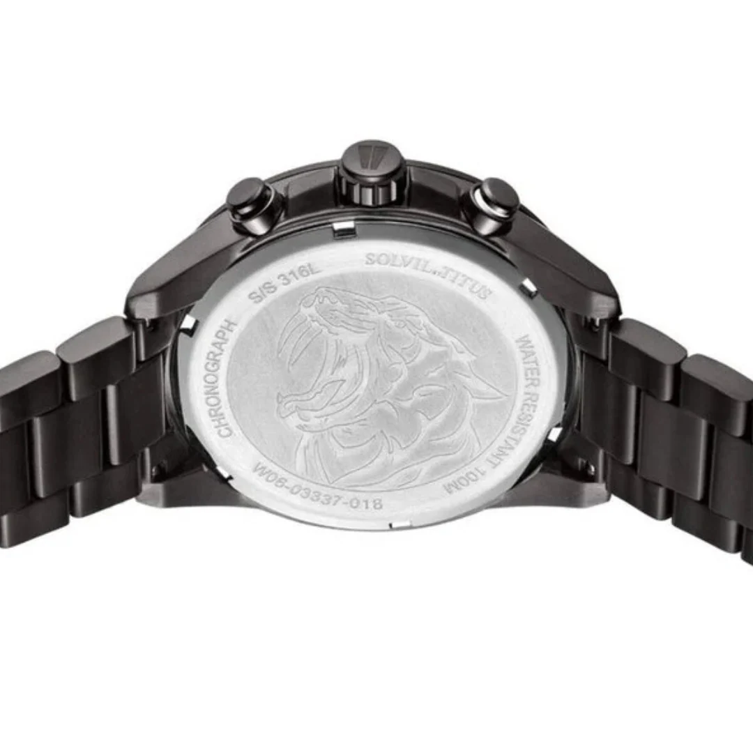 SOLVIL ET TITUS SABER W06-03337-018 CHRONOGRAPH QUARTZ MEN WATCH - Image 3