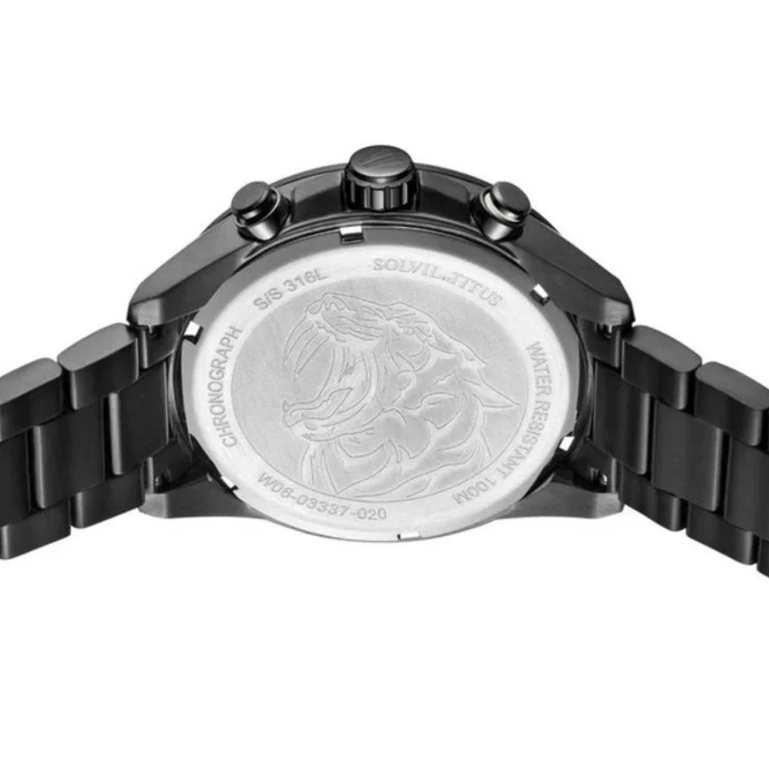 SOLVIL ET TITUS SABER W06-03337-020 CHRONOGRAPH QUARTZ MEN WATCH - Image 3