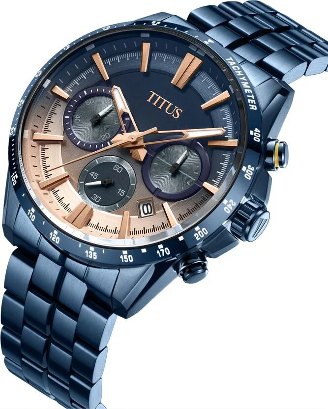 SOLVIL ET TITUS SABER W06-03337-021 CHRONOGRAPH QUARTZ MEN WATCH - Image 2