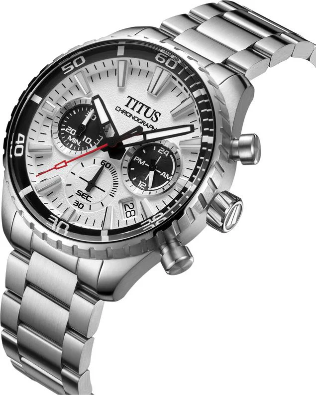 SOLVIL ET TITUS SABER W06-03364-001 CHRONOGRAPH QUARTZ MEN WATCH - Image 2