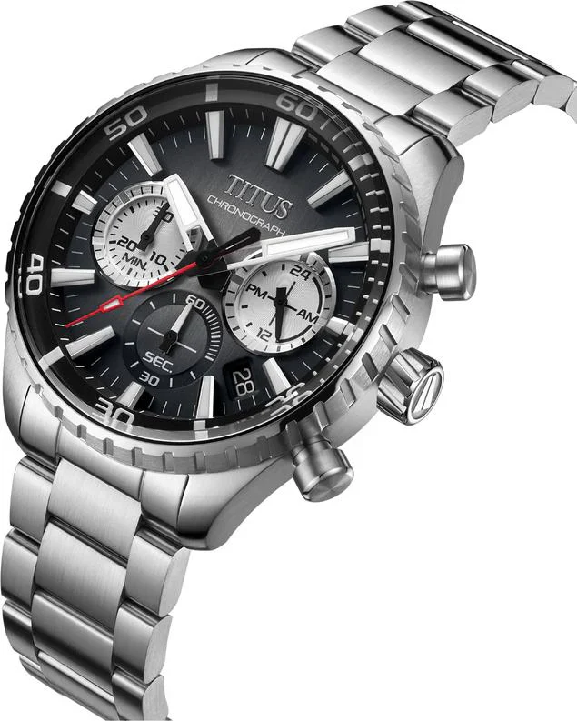 SOLVIL ET TITUS SABER W06-03364-002 CHRONOGRAPH QUARTZ MEN WATCH - Image 2