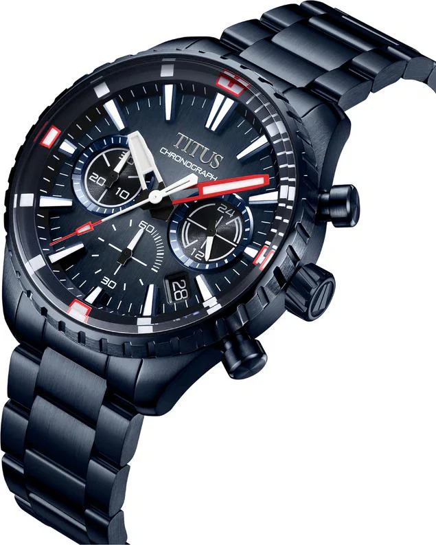 SOLVIL ET TITUS SABER W06-03364-003 CHRONOGRAPH QUARTZ MEN WATCH - Image 2