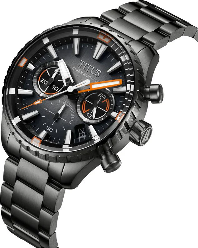 SOLVIL ET TITUS SABER W06-03364-005 CHRONOGRAPH QUARTZ MEN WATCH - Image 2