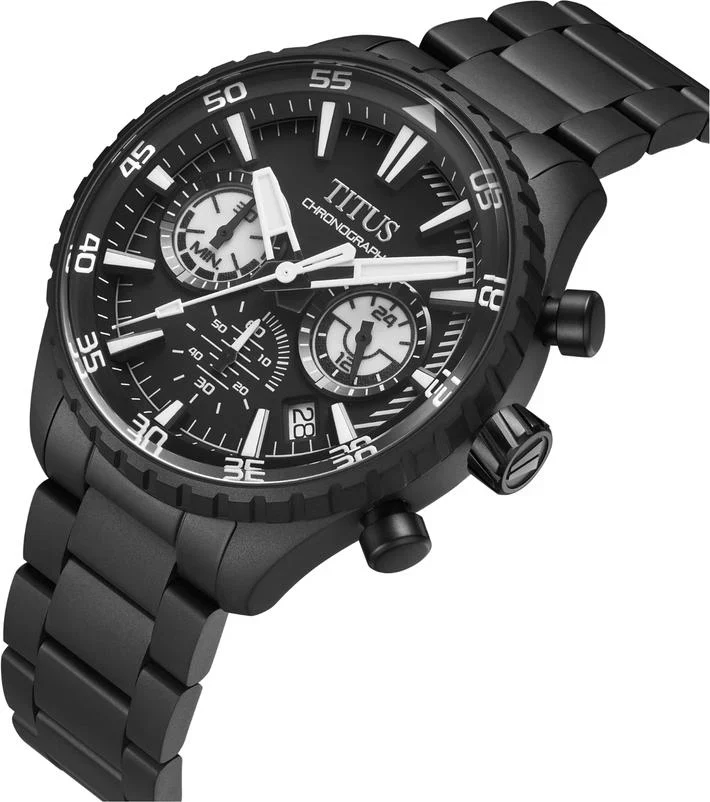 SOLVIL ET TITUS SABER W06-03364-006 CHRONOGRAPH QUARTZ MEN WATCH - Image 2