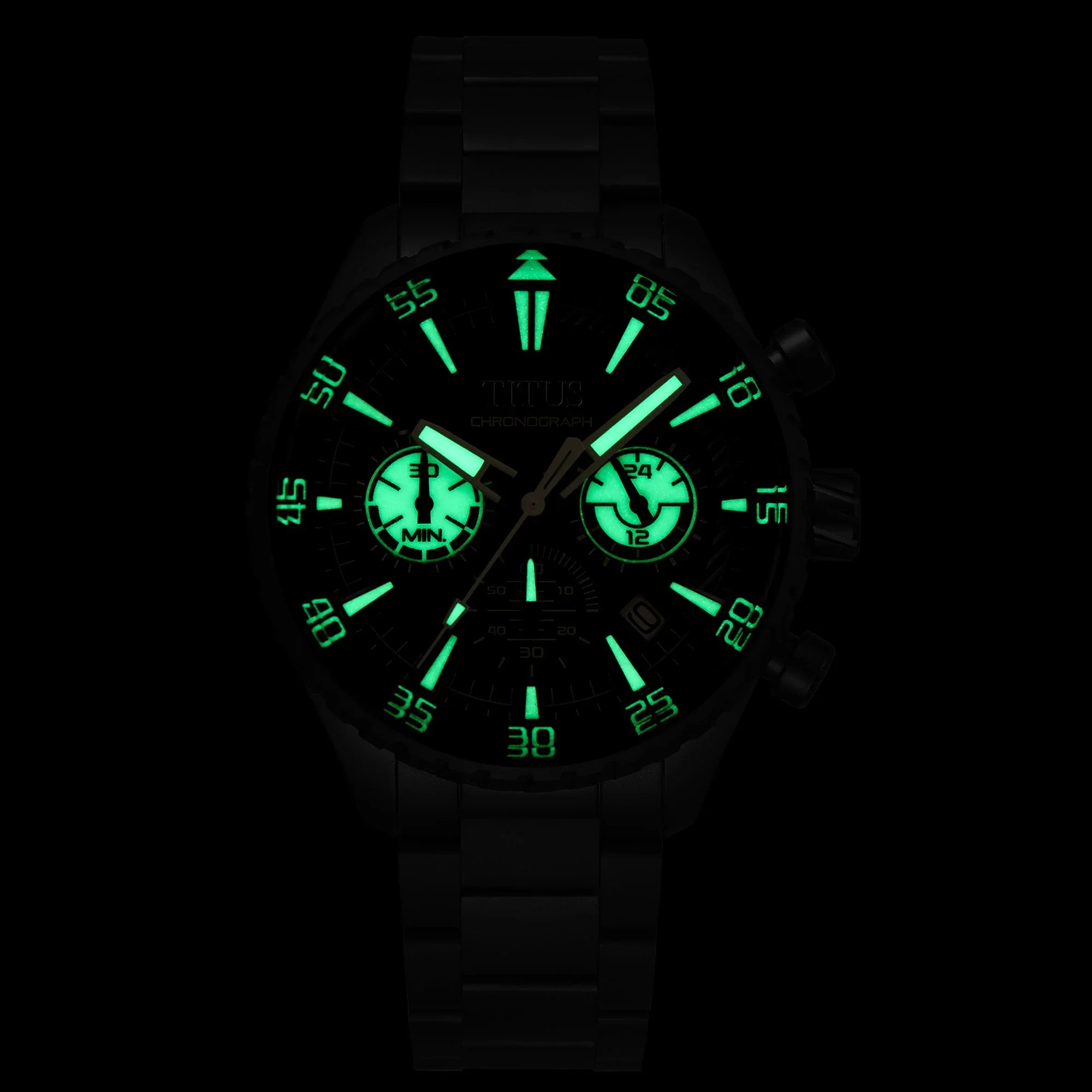 SOLVIL ET TITUS SABER W06-03364-006 CHRONOGRAPH QUARTZ MEN WATCH - Image 5
