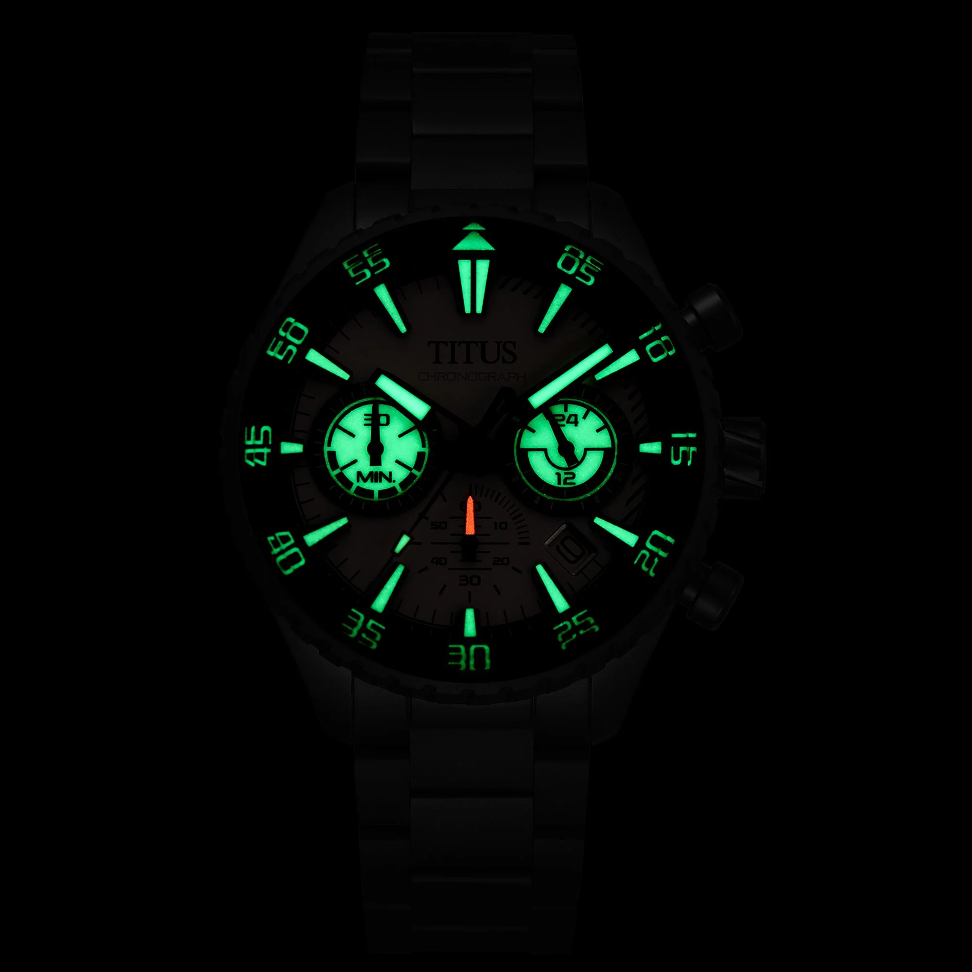 SOLVIL ET TITUS SABER W06-03364-007 CHRONOGRAPH QUARTZ MEN WATCH - Image 5