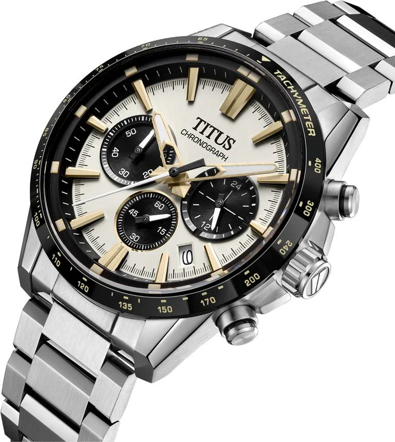 SOLVIL ET TITUS SABER W06-03401-004 CHRONOGRAPH QUARTZ MEN WATCH - Image 2
