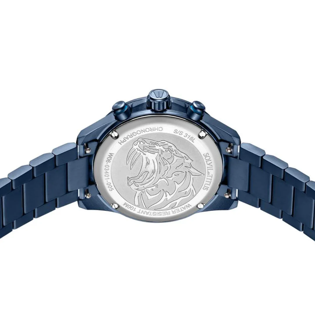 SOLVIL ET TITUS SABER W06-03401-005 CHRONOGRAPH QUARTZ MEN WATCH - Image 3