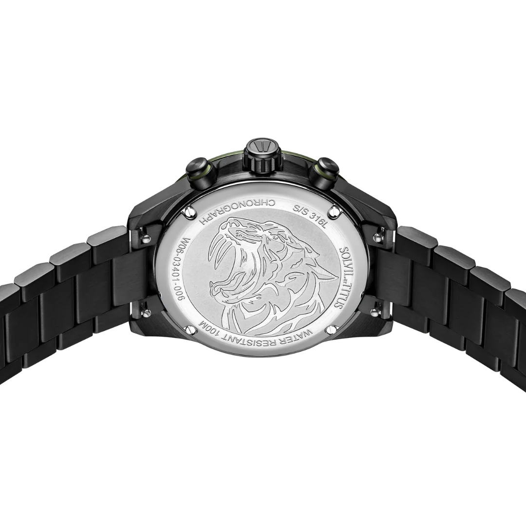 SOLVIL ET TITUS SABER W06-03401-006 CHRONOGRAPH QUARTZ MEN WATCH - Image 3