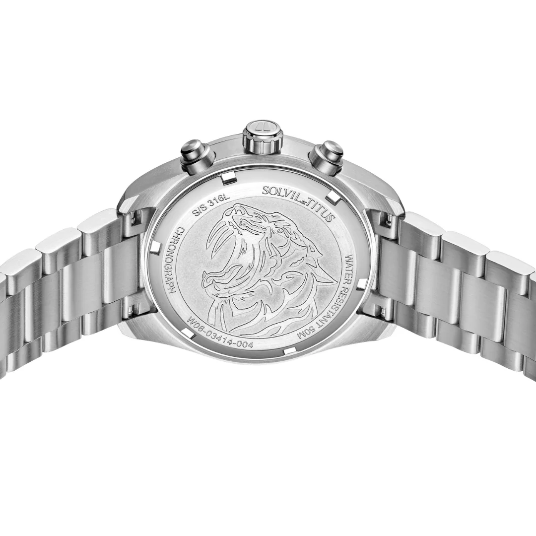 SOLVIL ET TITUS SABER W06-03414-004 CHRONOGRAPH QUARTZ MEN WATCH - Image 3