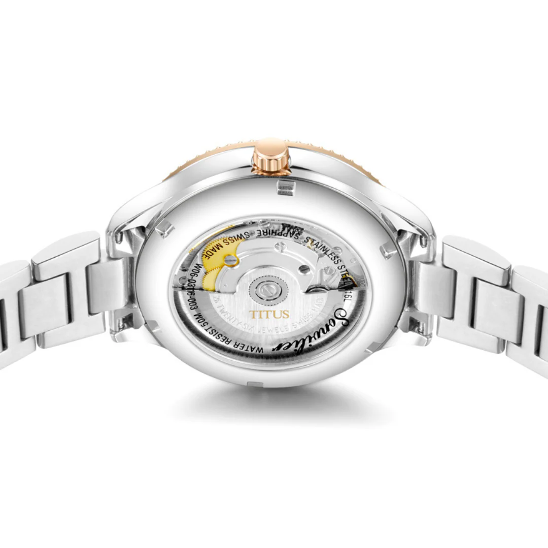 SOLVIL ET TITUS SONVILIER W06-03116-003 3 HANDS DATE AUTOMATIC WOMEN WATCH - Image 3