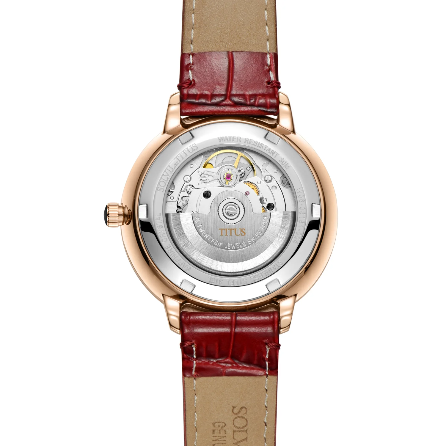 SOLVIL ET TITUS SONVILIER W06-03181-004 3 HANDS DATE AUTOMATIC WOMEN WATCH - Image 3