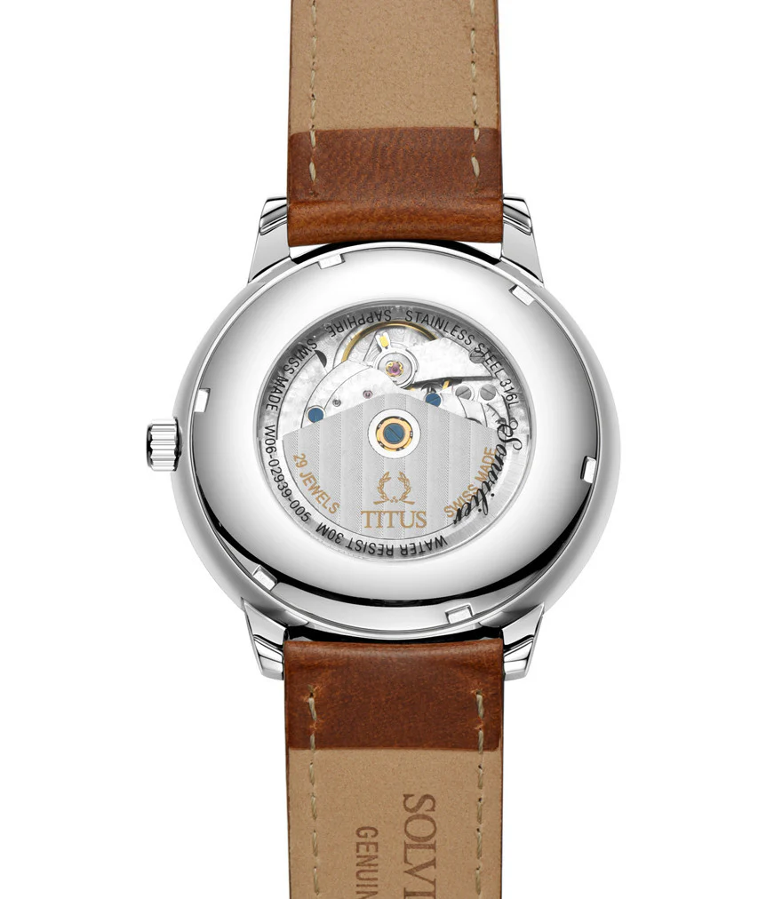 SOLVIL ET TITUS SONVILIER W06-02939-005 3 HANDS DATE AUTOMATIC MEN WATCH - Image 3