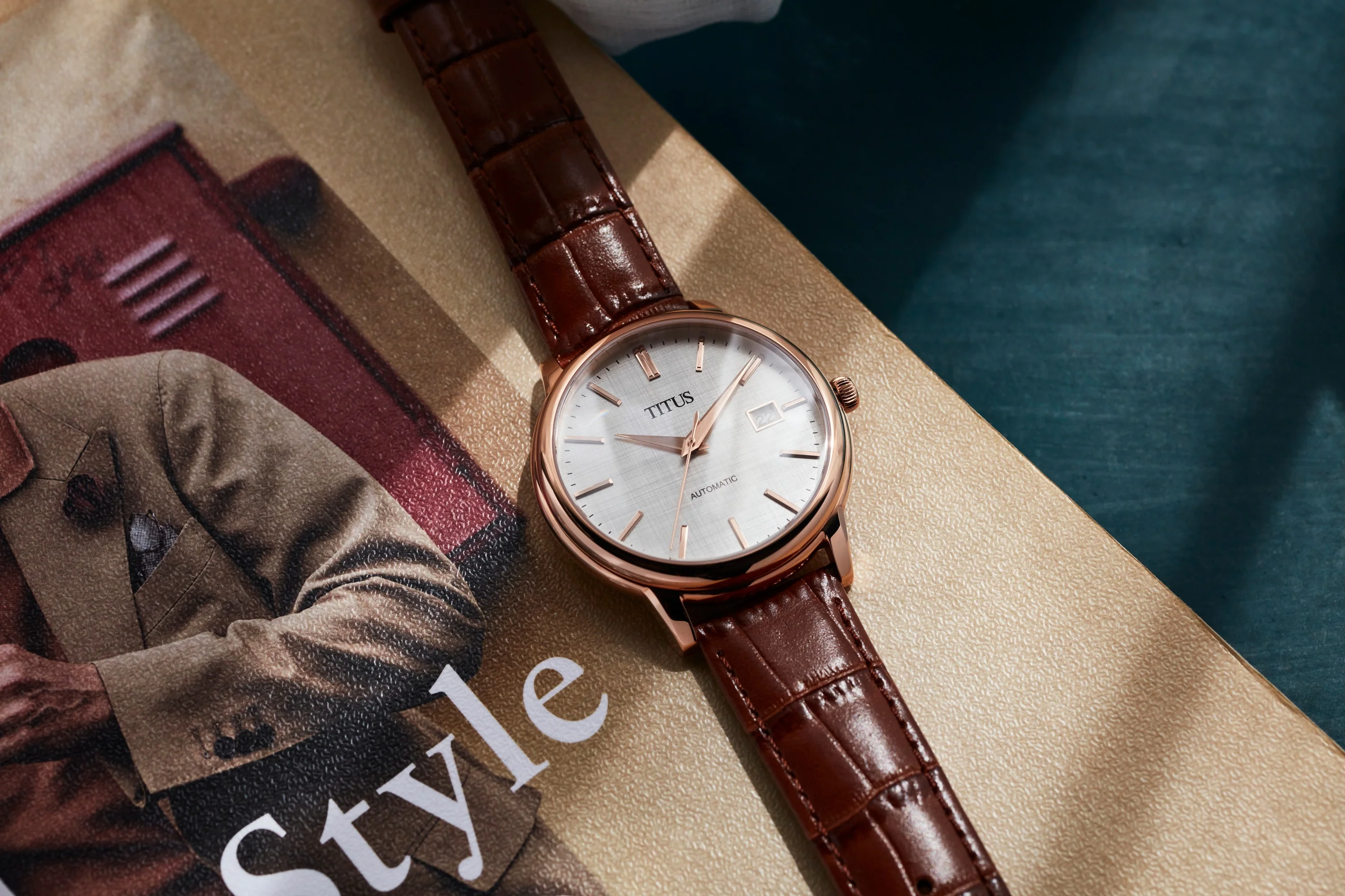 SOLVIL ET TITUS THE DAWN W06-03247-002 3 HANDS DATE MECHANICAL MEN WATCH - Image 5