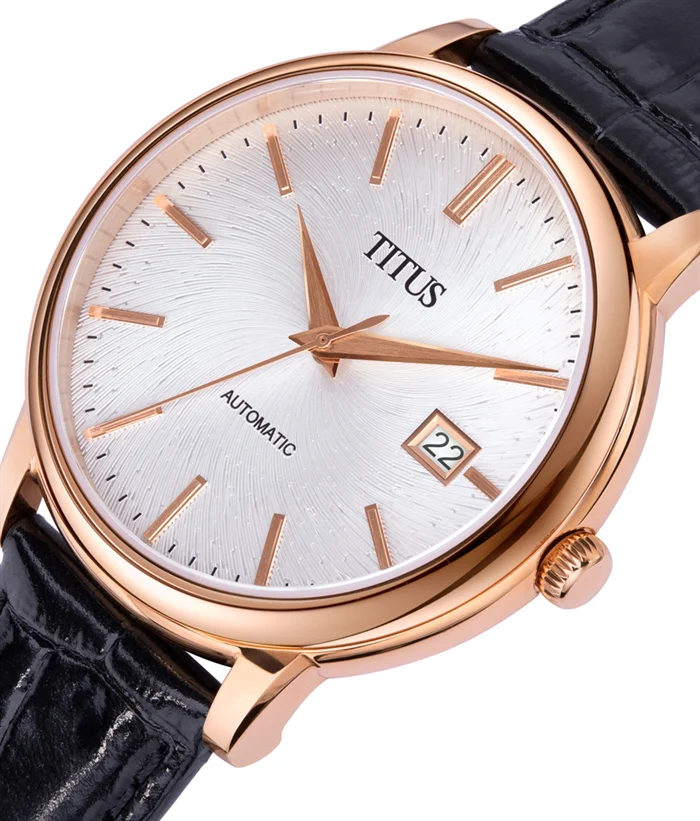 SOLVIL ET TITUS THE DAWN W06-03247-003 3 HANDS DATE MECHANICAL MEN WATCH - Image 2