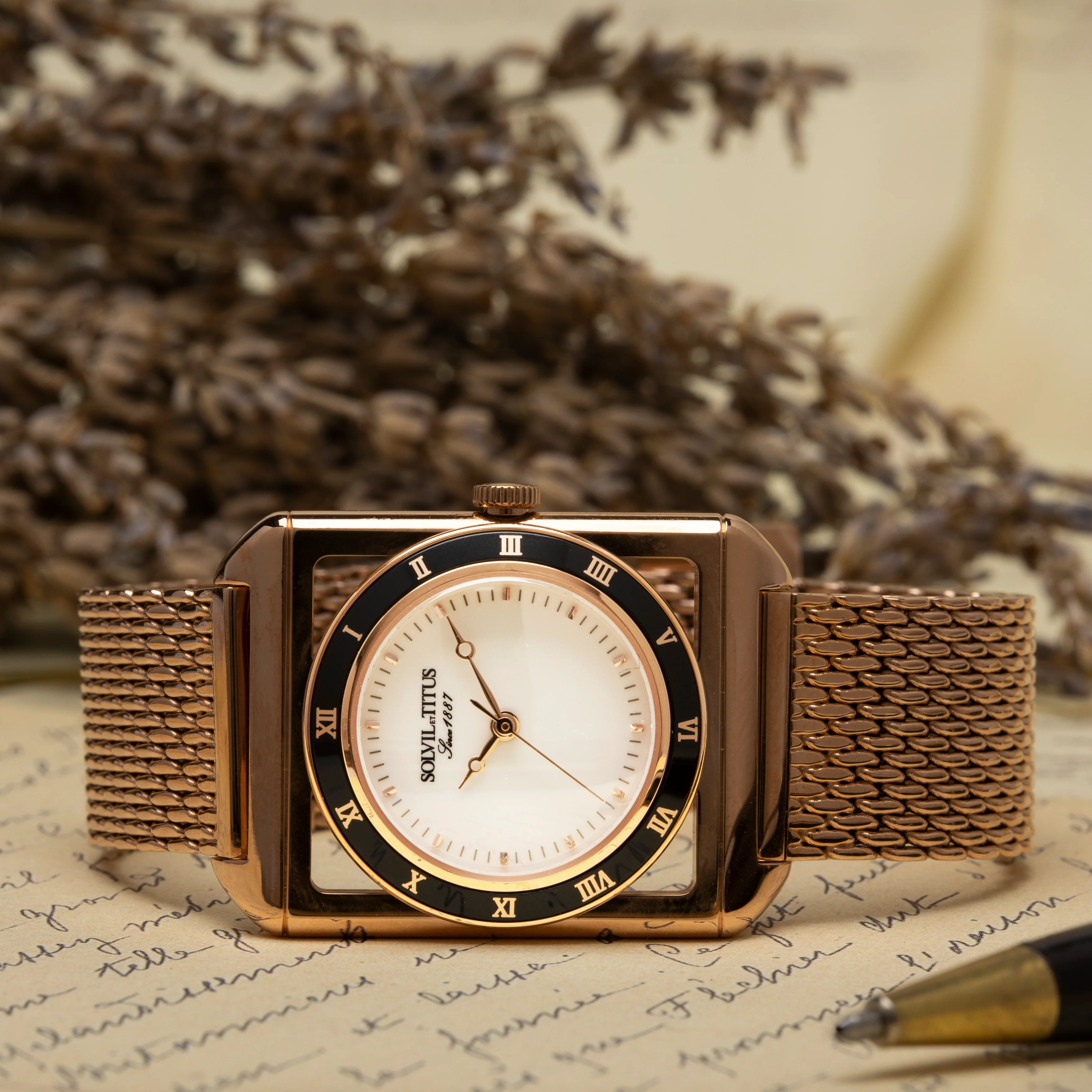 SOLVIL ET TITUS THE LETTER W06-03266-004 3 HANDS QUARTZ STAINLESS STEEL WOMEN WATCH - Image 5