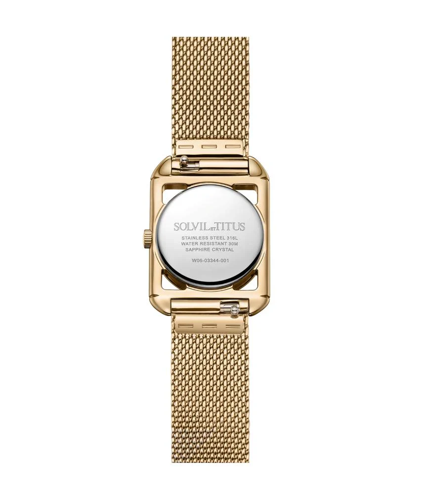 SOLVIL ET TITUS THE LETTER W06-03344-001 3 HANDS QUARTZ STAINLESS STEEL WOMEN WATCH - Image 3