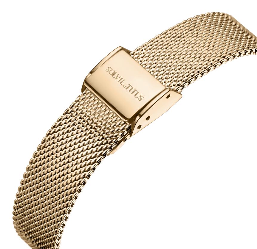 SOLVIL ET TITUS THE LETTER W06-03344-001 3 HANDS QUARTZ STAINLESS STEEL WOMEN WATCH - Image 4