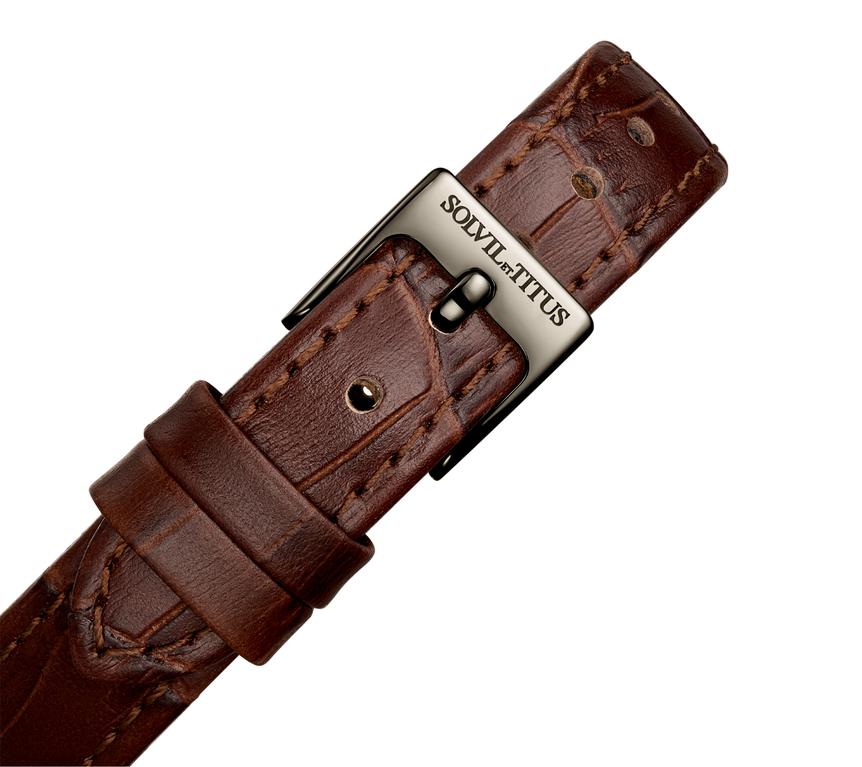 SOLVIL ET TITUS THE LETTER W06-03345-001 3 HANDS QUARTZ LEATHER WOMEN WATCH - Image 4