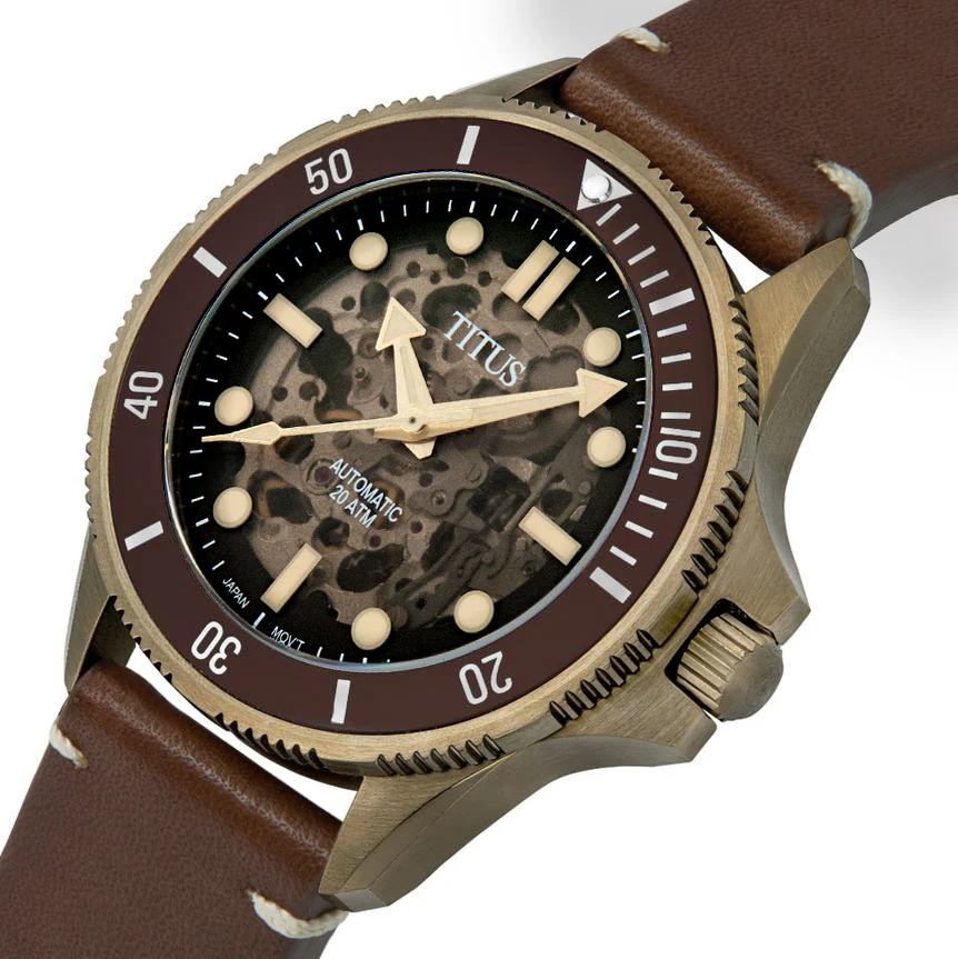 SOLVIL ET TITUS VALOR W06-03296-007 3 HANDS SKELETON MECHANICAL MEN WATCH - Image 2