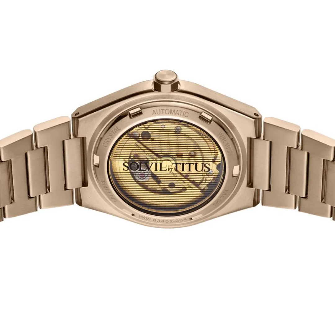 SOLVIL ET TITUS VINYL W06-03402-004 AUTOMATIC MEN WATCH - Image 3