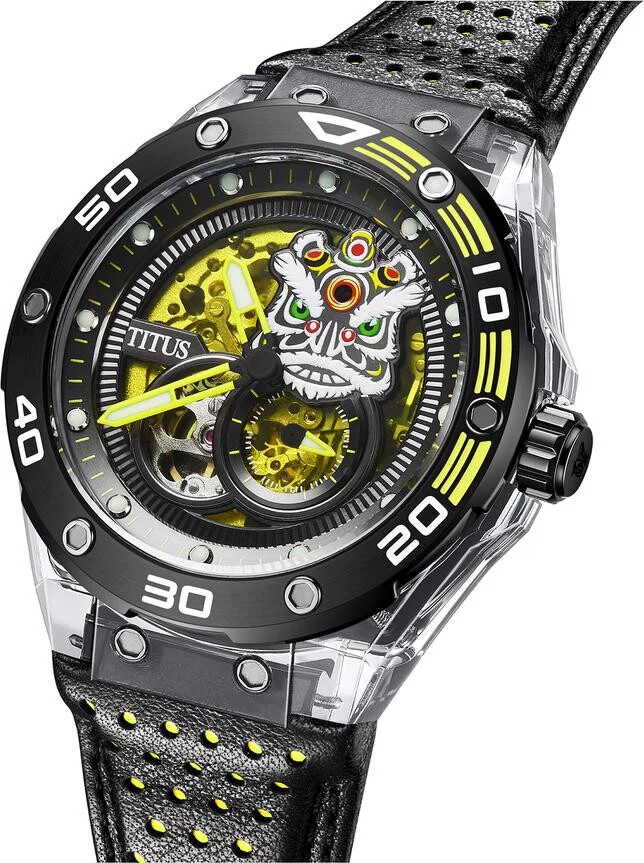 SOLVIL ET TITUS LION DANCE W06-03321-002 LIMITED EDITION MODERNIST AUTOMATIC WATCH - Image 2