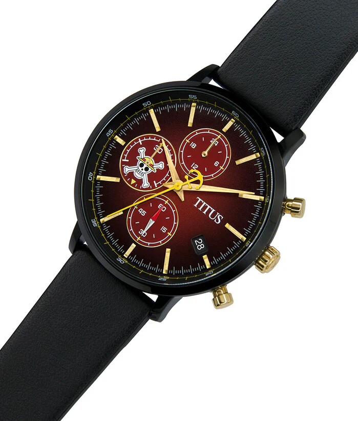 Solvil et Titus x One Piece "Luffy" Interlude Chronograph Quartz Leather Men Watch W06-03291-001 - Image 2